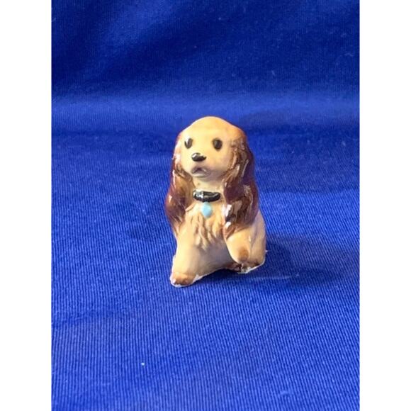 Miniature Porcelain Cocker Spaniel Lady Figurine - Picture 1 of 5